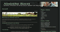 Desktop Screenshot of absinthe-bovet.ch